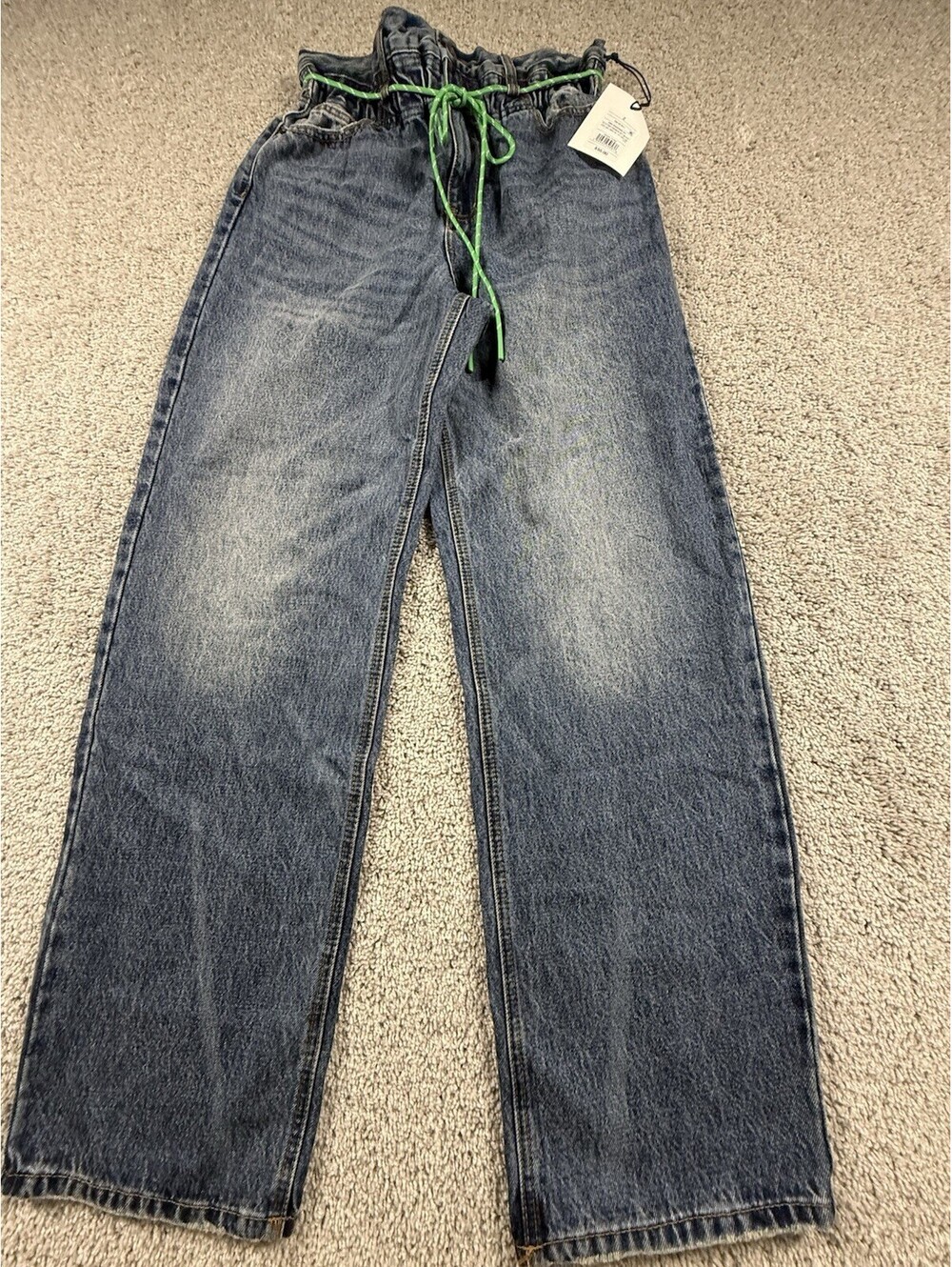NWT KBB By Hahlana Highest Rise Barrel Jeans Size 2